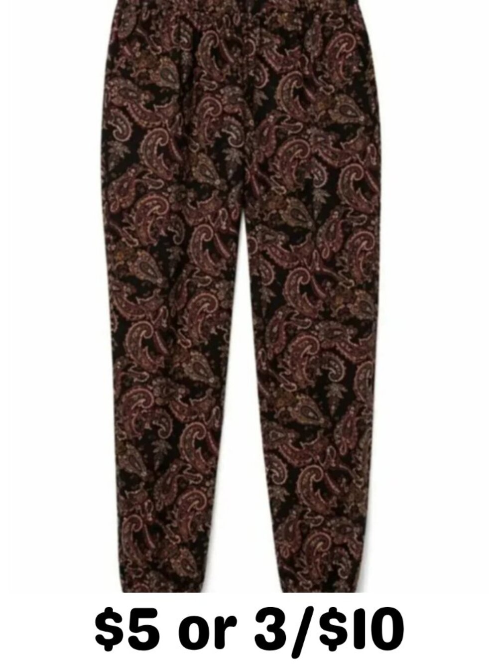 Forever 21 Paisley Joggers / Lounge Pants